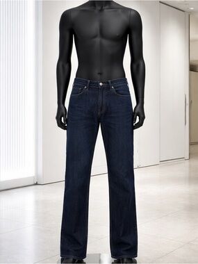 MGXX Denim Men’s W42 L34 Dark Wash Straight Leg Jeans Classic Fit